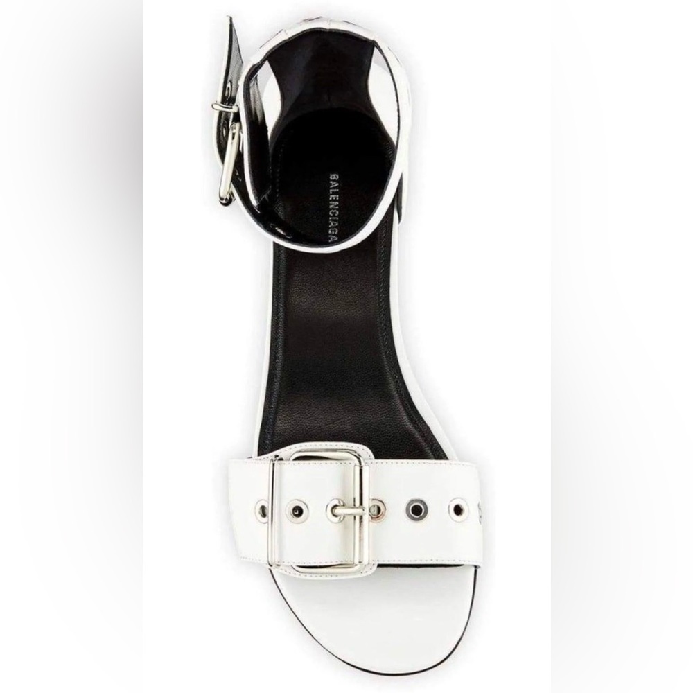 EUC Balenciaga Belt Flat Ankle Strap Sandal. Size 39 - Picture 2 of 12